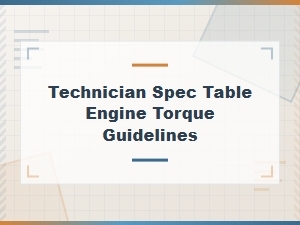 Essential Engine Torque Guidelines for Technicians
